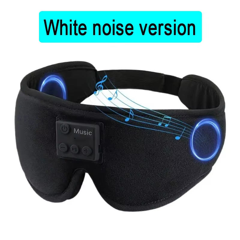 New 3D Wireless Music Headphone Sleep Breathable Smart Eye Mask Bluetooth Headset Call with Mic for Ios Android Mac Dropshipping